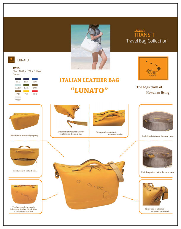 Linea :Lunato | AQUA BLU - Hawaii