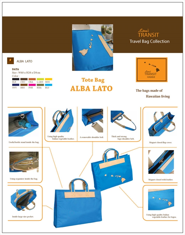Linea :Alba LatoLato | AQUA BLU - Hawaii