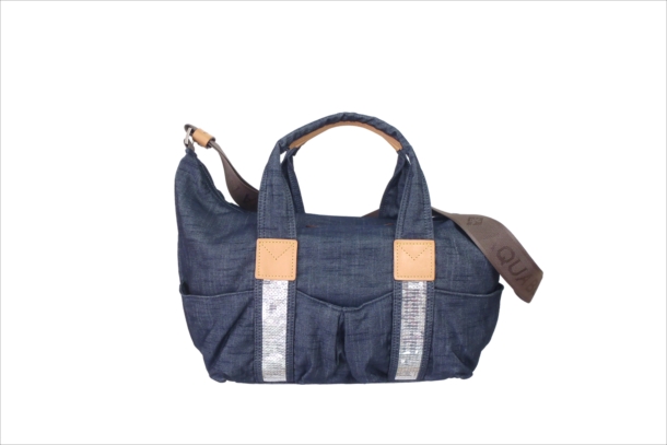 Maria Denim SHOULDER Mini | AQUA BLU - Hawaii