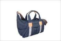 1 Maria Denim SHOULDER Mini - AQUA BLU - Hawaii