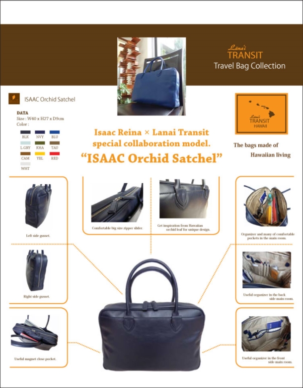 Linea :Isaac Stachel | AQUA BLU - Hawaii
